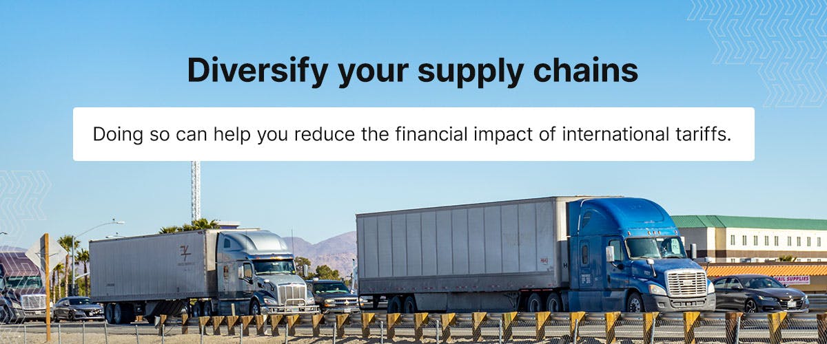 diversify your supply chains