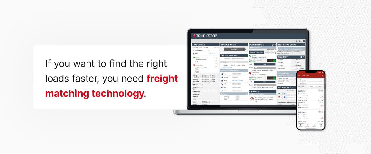 Freight Matching Load Board