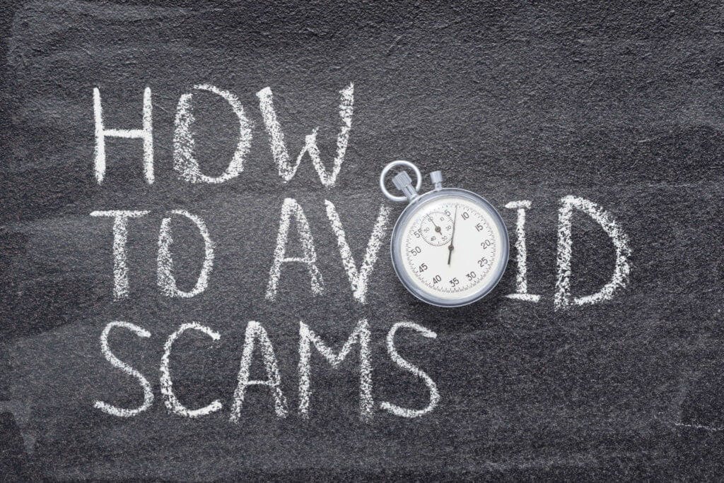 How to avoid scams