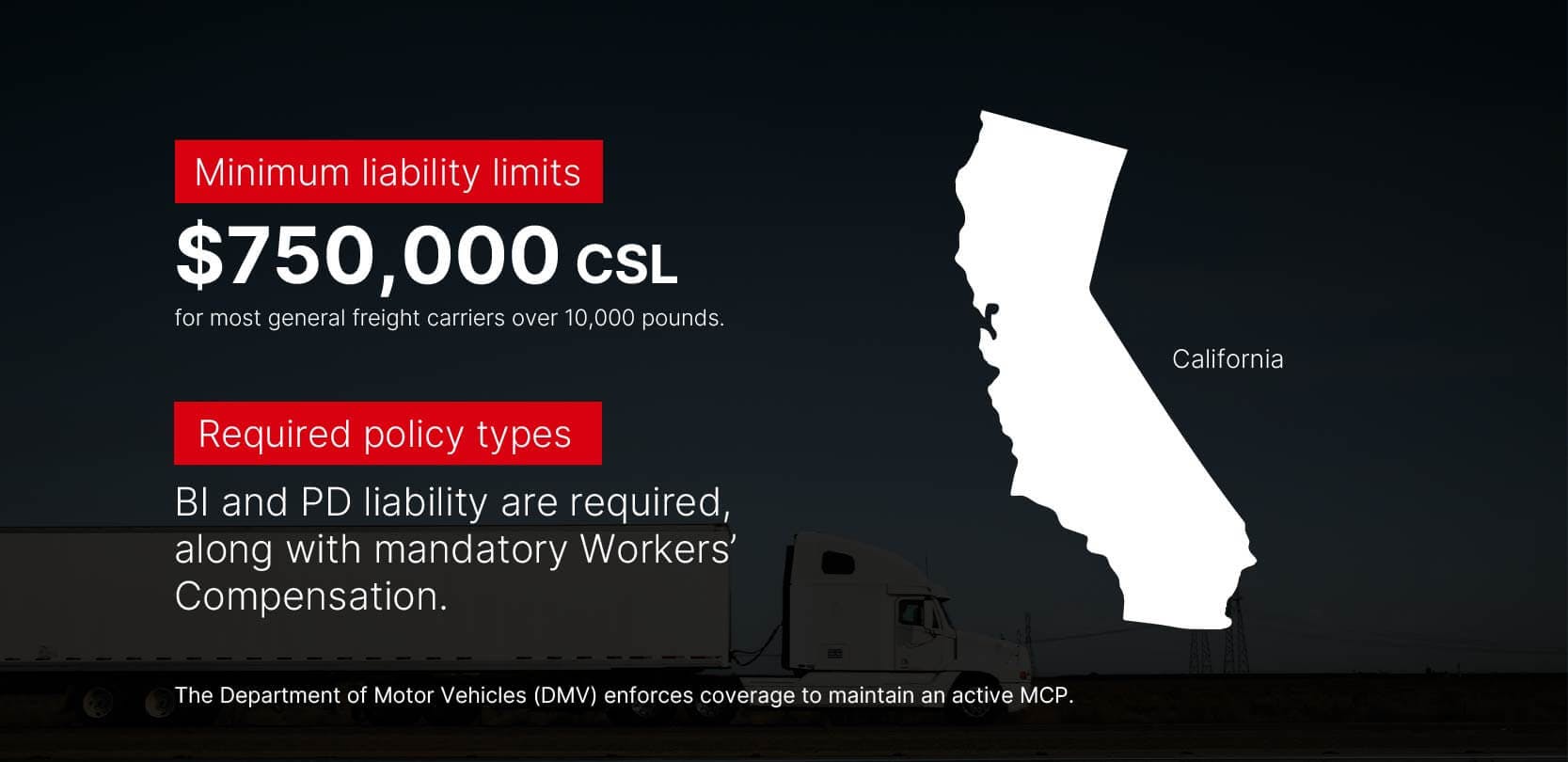 Insurance requirements California