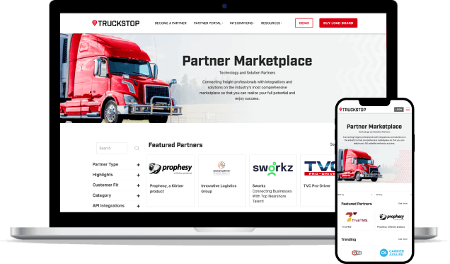 Preview of the partner marketplace.