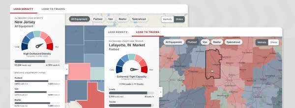 Market conditions map