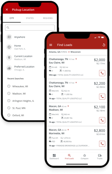 Truckstop Go mobile app