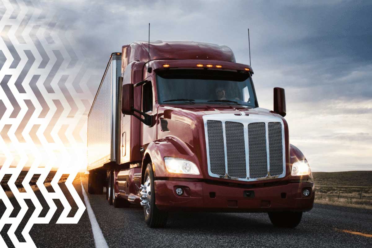 Owner-operator reviewing paperwork and finances