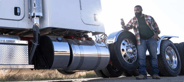 Carrier with truck.